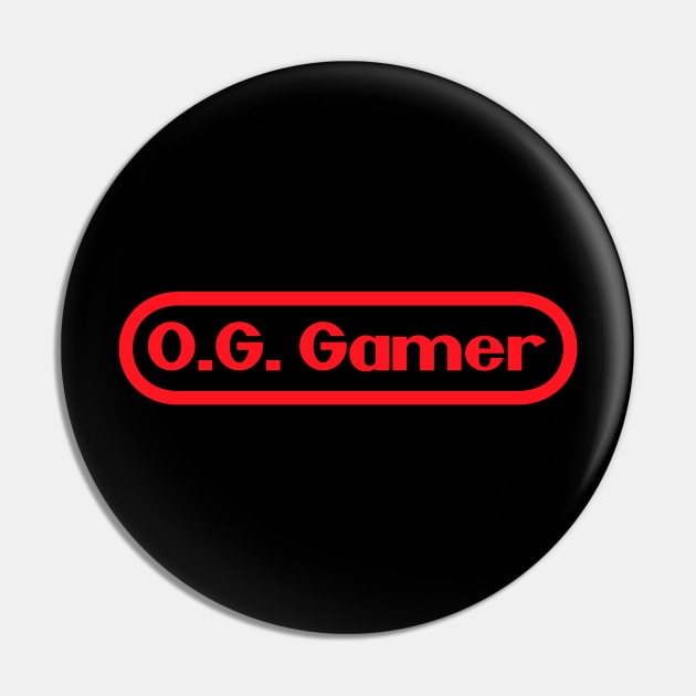 OG Video Gamer Pin by PopCultureShirts