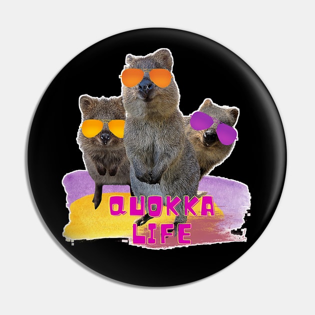 Quokka Life Pin by Dreanpitch