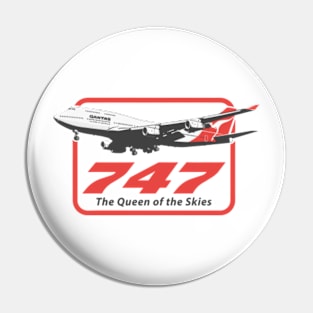 747queenof The Skies Pin