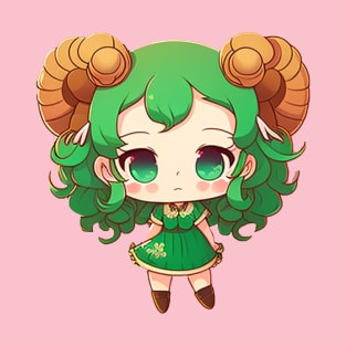 Adorable Aries: Chibi Character Zodiac Collection T-Shirt