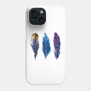 Watercolor Feather Hand Drawn Phone Case