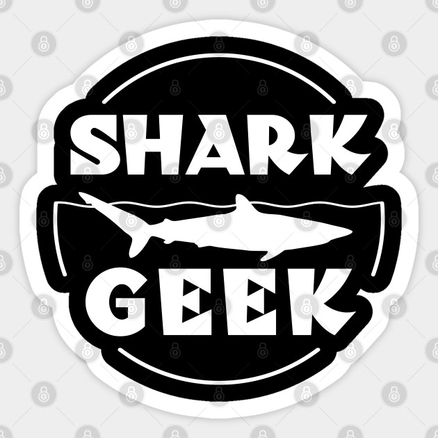 Shark Lover Geek - Shark - Sticker