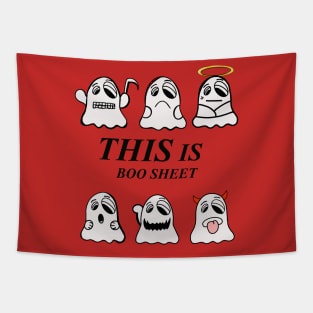 This is a cute little ghost. Gift your loved ones this Halloween to celebrate. Sticker Tapestry