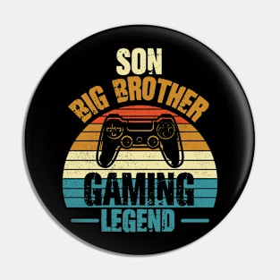 Son Brother Gaming Legend Pin