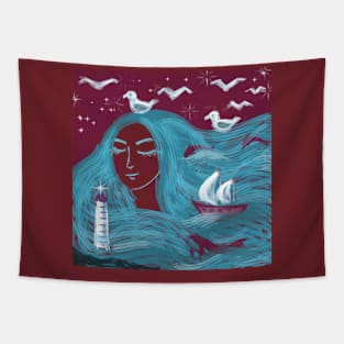 Sleeping sea Tapestry