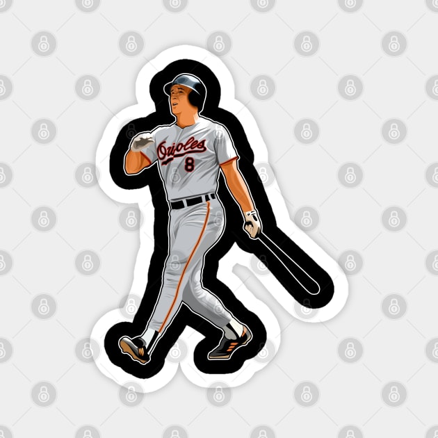 Cal Ripken Jr. #8 Hit Homerun Magnet by GuardWall17