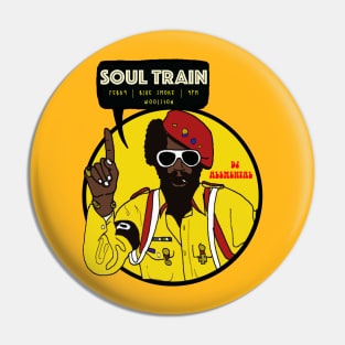 SOUL TRAIN dj alemental Pin