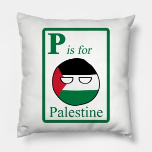 P is for Palestineball Pillow