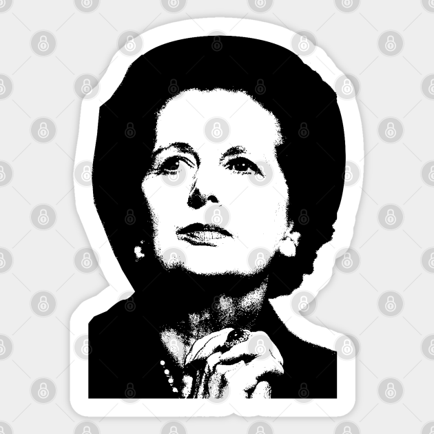 Margaret Thatcher Margaret Thatcher Sticker Teepublic
