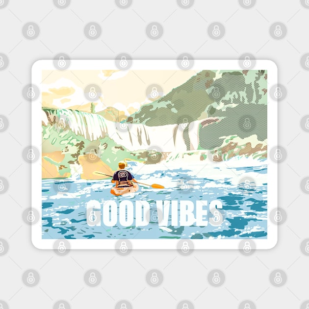 Good vibes with Kayak Magnet by Mimie20