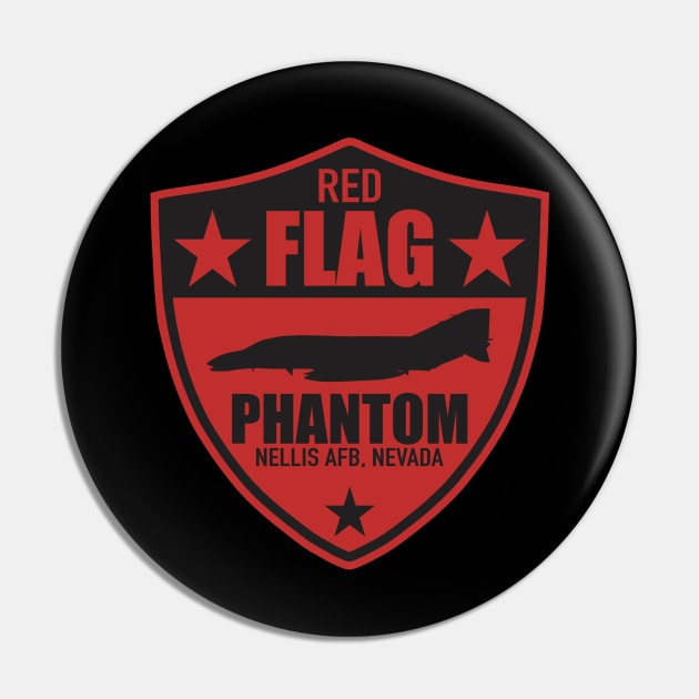 F-4 Phantom Red Flag Pin by TCP