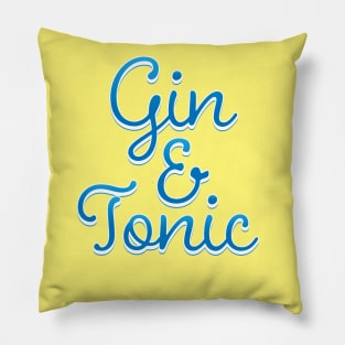 Gin and Tonic Pillow