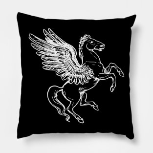 Medieval Heraldic Pegasus Pillow