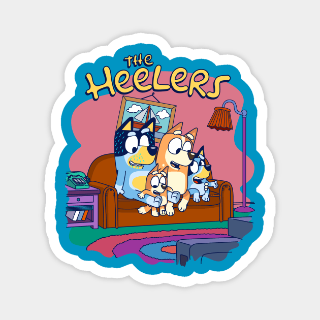 The Heelers Magnet by CoDDesigns