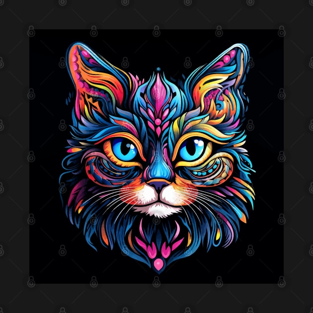 Colourful Cat by VelvetRoom