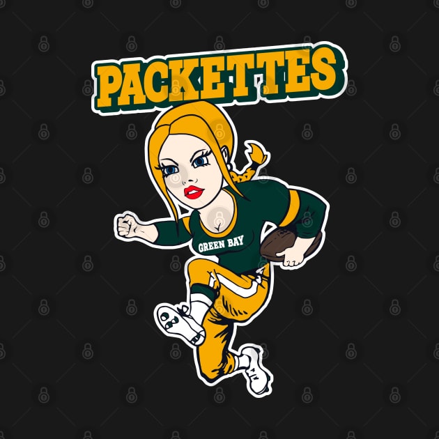 Green Bay Packettes by darklordpug