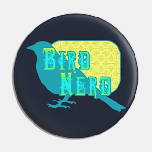 Bird Nerd Vintage Pin