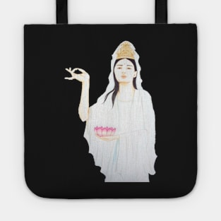 Kwan Yin, Goddess of Love and Compassion- Light Purple Tote