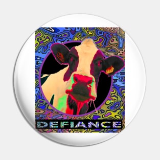 Defiance Cow Pin