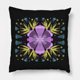 purple garden Pillow