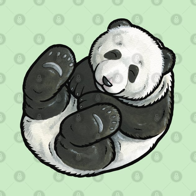 Panda bear cub by animalartbyjess