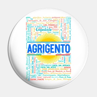 Wordart: Agrigento Pin