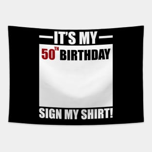 50th birthday Tapestry