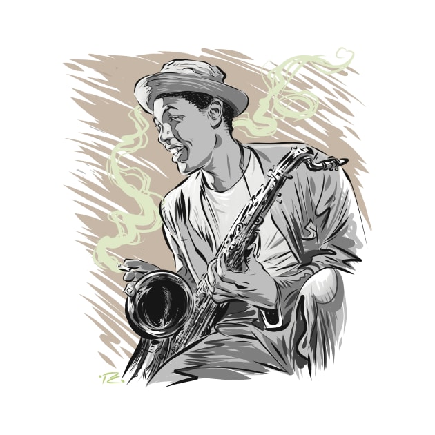 Dexter Gordon - An illustration by Paul Cemmick by PLAYDIGITAL2020