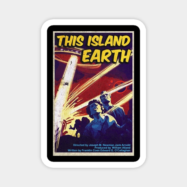 This Island Earth Magnet by Thinkerman