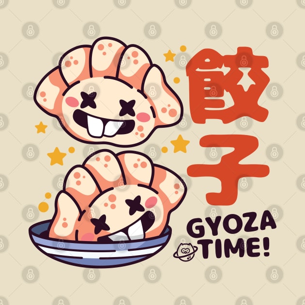 Kawaii Gyoza Time by spacedowl