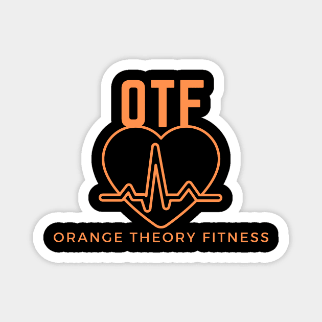 Orange theory fitness, Magnet by Lovelybrandingnprints