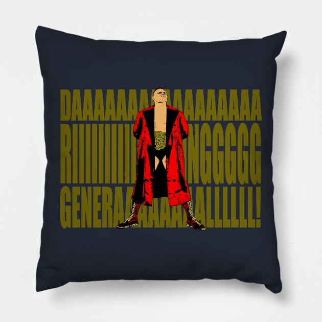 Red General (gold letters) Pillow by BradyRain