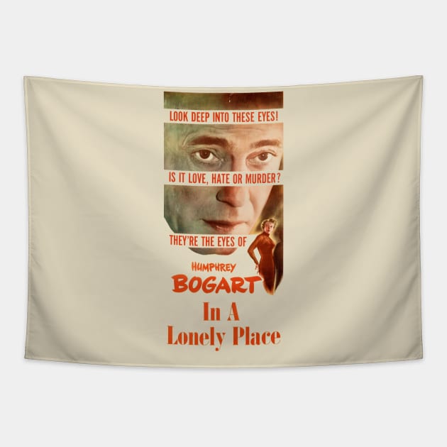 In a Lonely Place Movie Poster Tapestry by MovieFunTime