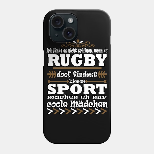 Rugby Team Flag Rugbyspieler Team Spruch Phone Case by FindYourFavouriteDesign