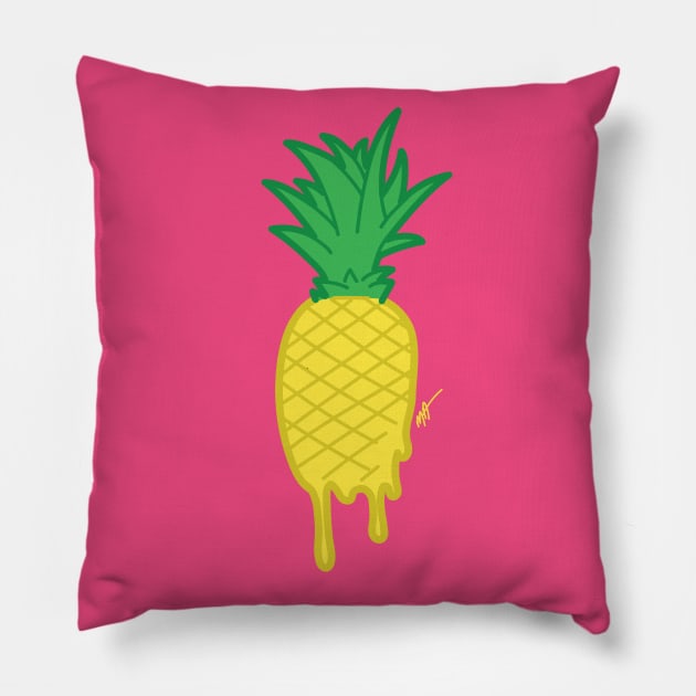 Pineapple Juice Pillow by randamuART