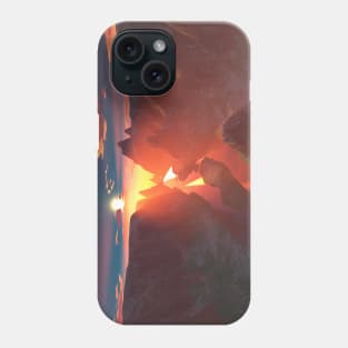 Sunset at the canyon Phone Case