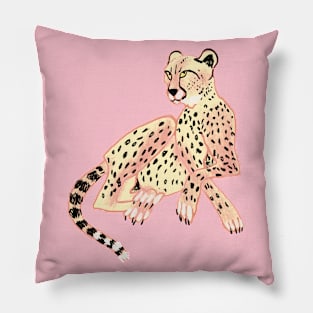 Cheeky Cheetah leopard Pillow