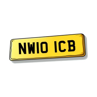 NW10 ICB - Harlesden Number Plate T-Shirt