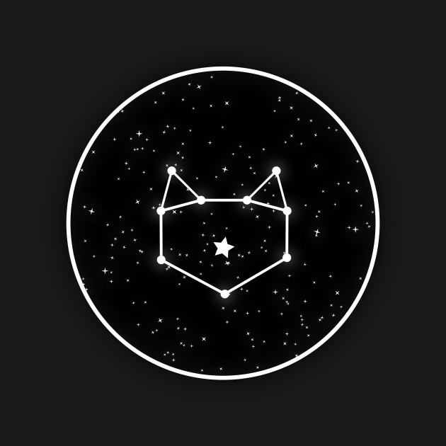 Discover Kitty Constellation - Constellation - T-Shirt