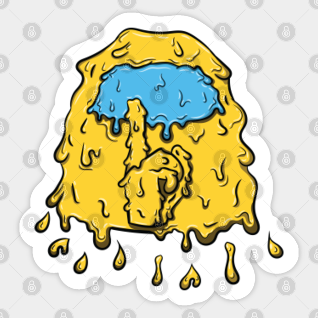 Among Us Yellow Character Drippy Among Us Sticker Teepublic Download for free hd purple among us character with toilet paper hat on head png image with transparent background for free & unlimited download, in hd quality! among us yellow character drippy
