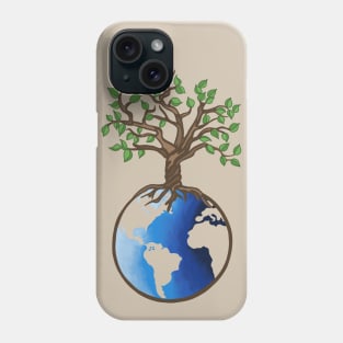 Earth and Tree Of Life Phone Case