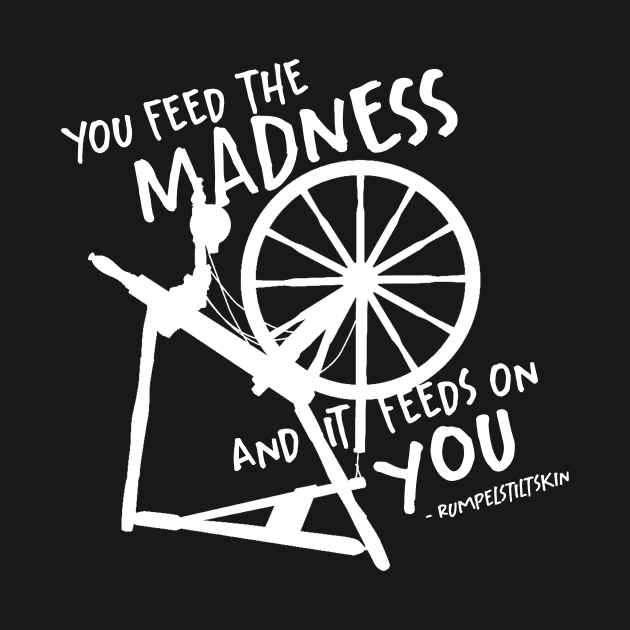 You feed the madness and it feeds on you by AllieConfyArt