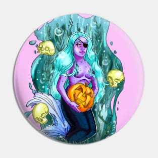 Haunted Depths: The Mermaid's Bounty Pin