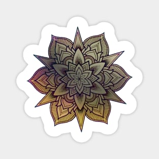 Sunrise Mandala Magnet