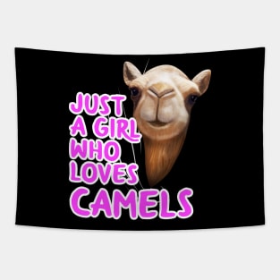 Just A Girl Who Loves Camels Tapestry