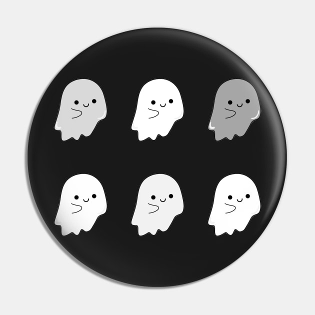 Cute Mini Ghosts Pack Pin by EmikoNamika