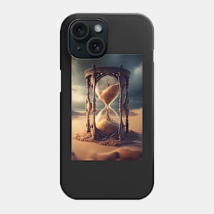 Timeless Struggle: The Woman in the Enormous Hourglass Time Turner Phone Case