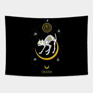 Death - Tarot Cats Tapestry