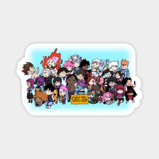 Icarus Crew Chibi Group Magnet