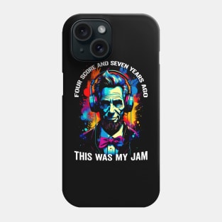 Patriotic Beats: Lincoln's 4th of July Jam - Independence Day Phone Case